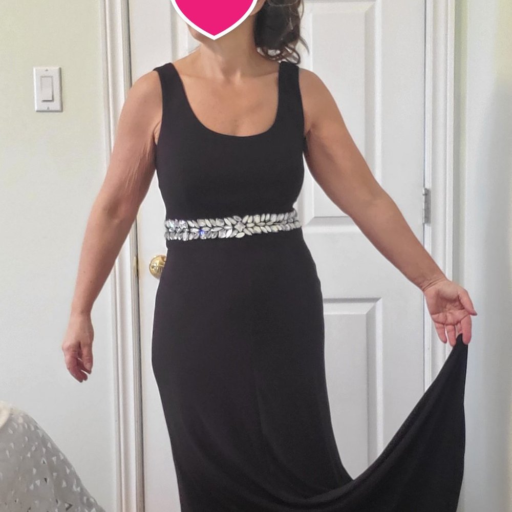 Stunning Open Back Rhinestone Dress - Picture 11 of 16